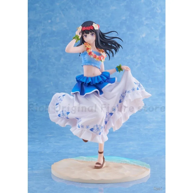 【In Stock】Original Claynel Lycoris Recoil Inoue Takina Hawaii Model Toys Anime Figure Collection Ornaments