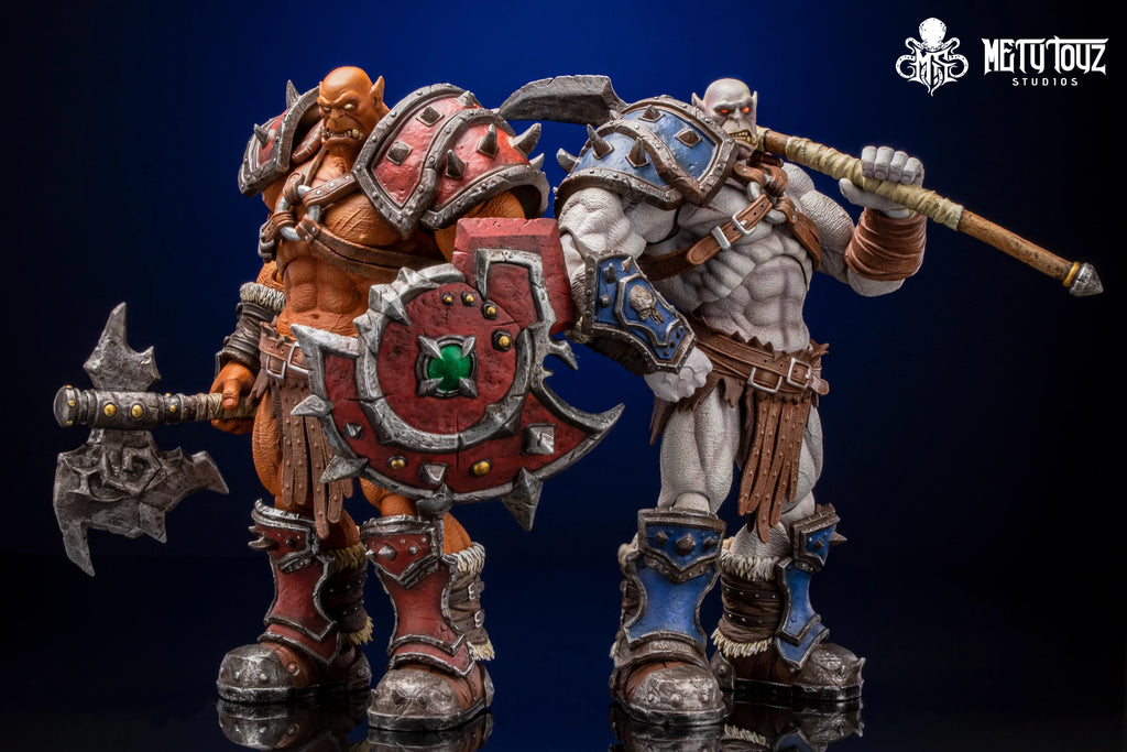 Metytoyz Limited Abenteurerwelt Ork Ork-Hauptmann Kagas Kopfgeldjäger Blutige Hände Morlock Soldat Actionfigur Sonderedition
