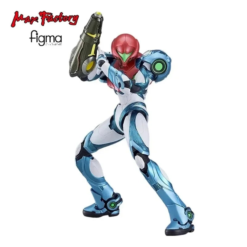 Original Max Factory Figma 600 Metroid Dread Samus Aran Action Figure Dread Ver. Game Nintendo Switch Assembly Boxed Mode Toys
