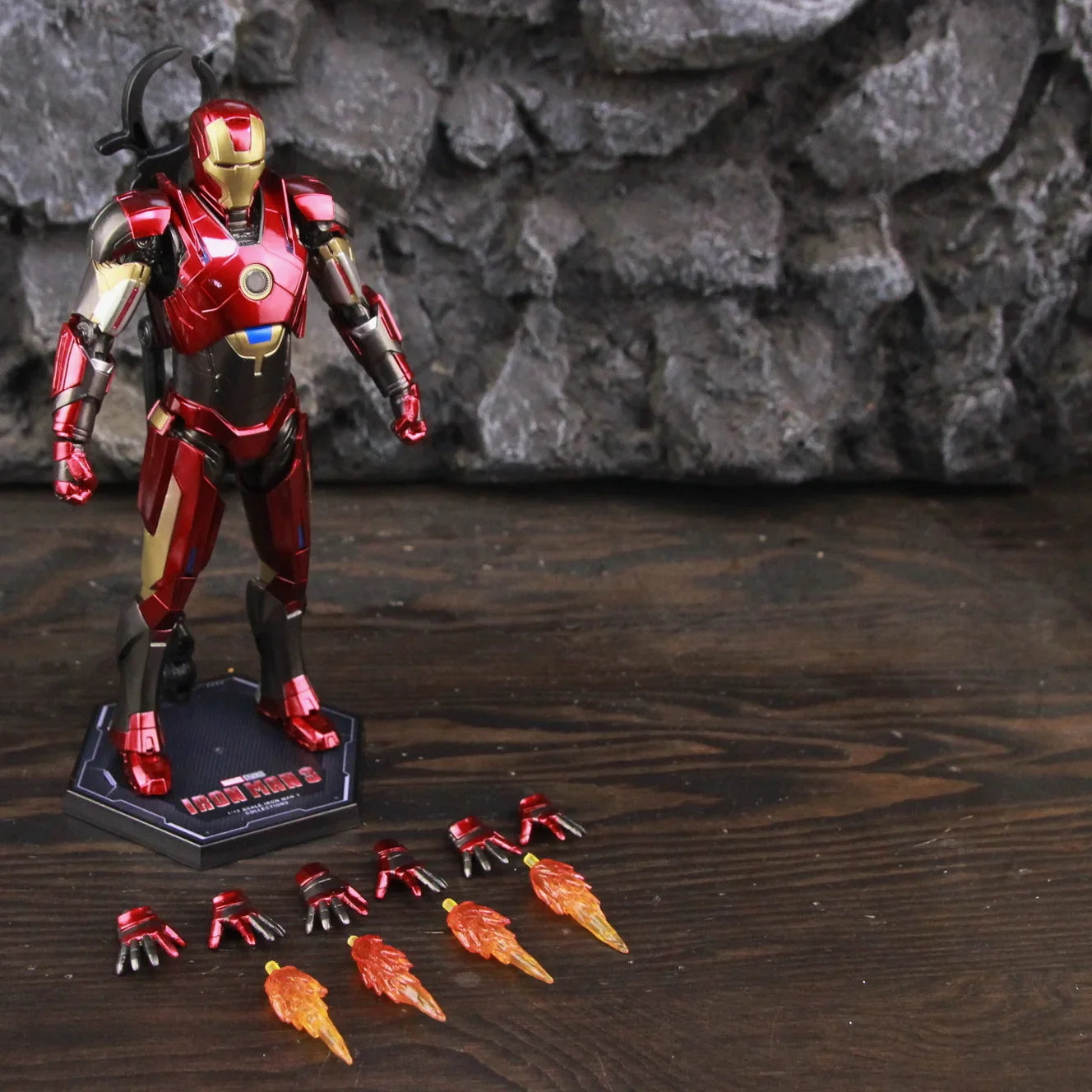 ZD Toys Iron Man 3 MARK XVI MK16 Nightclub 1/10 Actionfigur Marvel Studios Infinity SAGA Tony Stark Legends Spielzeugpuppe Modell