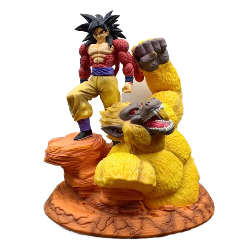 YUNQI CREATE Studio PVC GK Dragon Ball Z Son Goku Ultra Instinct Statue 50cm DBZ Anime Model Action Figure Collection Toy Figma