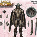 HS Studio 1/12 Maßstab Männlicher Soldat Barbar Wilder Ofen 2 Wellen Komplettset Modell 6 Zoll Actionfigur Sammlerstücke Spielzeug Geschenke