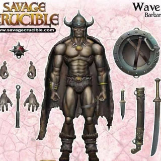 HS Studio 1/12 Maßstab Männlicher Soldat Barbar Wilder Ofen 2 Wellen Komplettset Modell 6 Zoll Actionfigur Sammlerstücke Spielzeug Geschenke