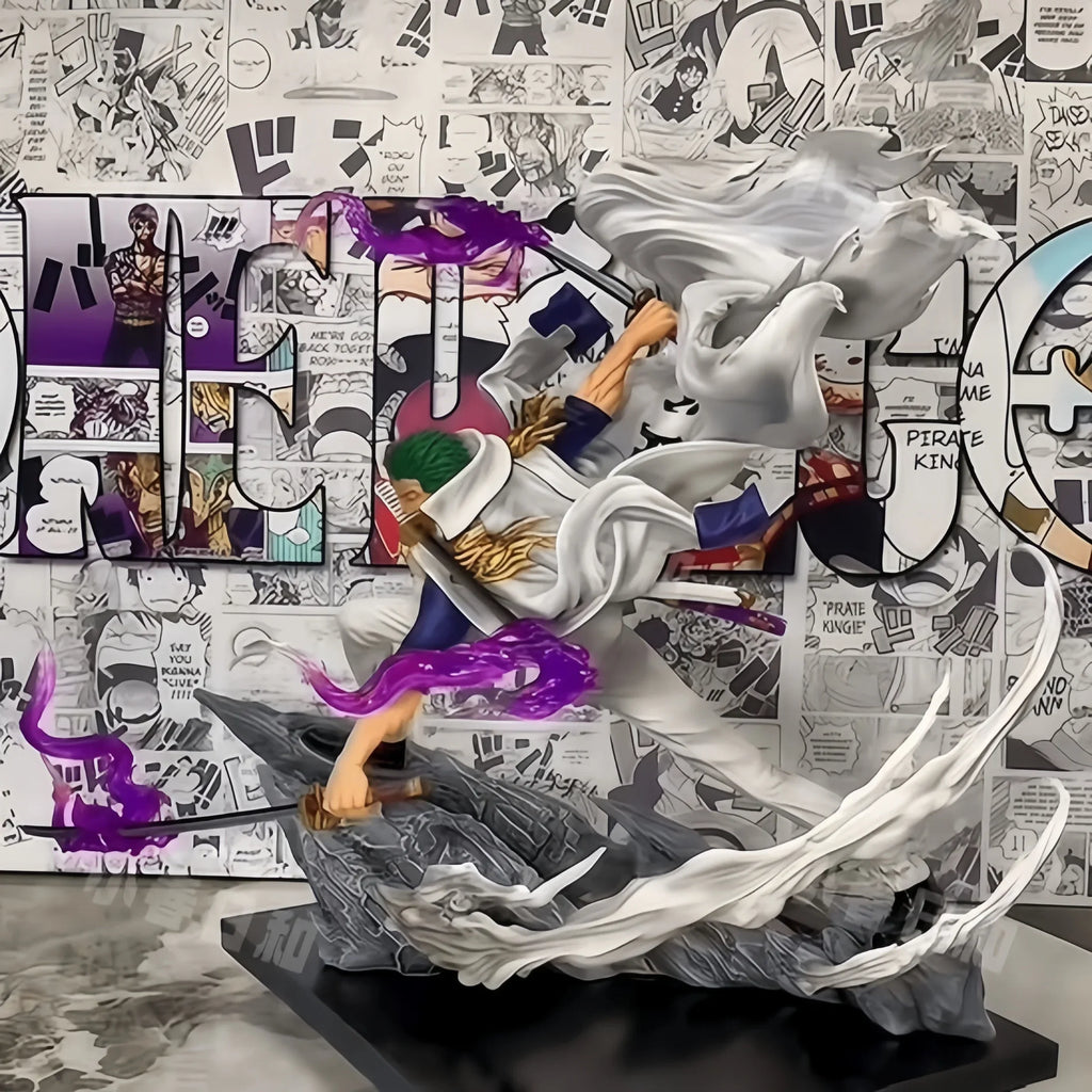 22cm/8.6in One Piece Aimee Figure Roronoa Zoro Figure GK Pvc Statue Collection Model Toys Prize Figure Ornament Doll Gifts