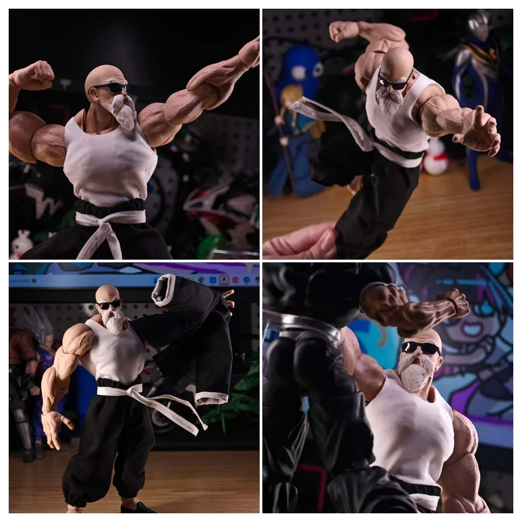 In Stock SHF Dragon Ball RTournament of Powe Kame Sennin Master Roshi Clothes Romankey Doll Anime Action Figure Collection Toy
