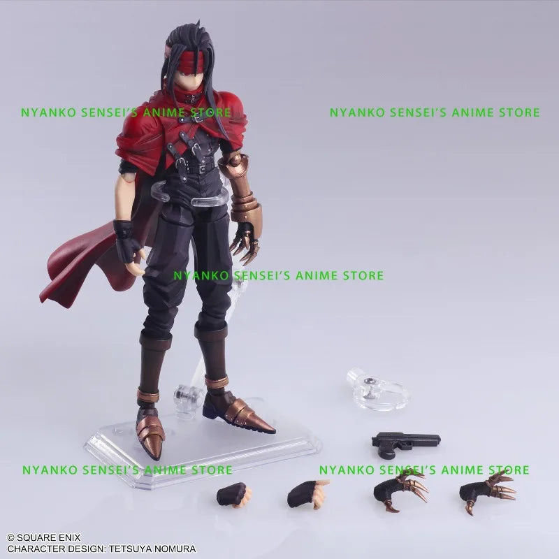 In Stock Square Enix Final Fantasy VII BRING ARTS Vincent Valentine Action Figure Anime Model Trendy Toy Desktop Collectibles