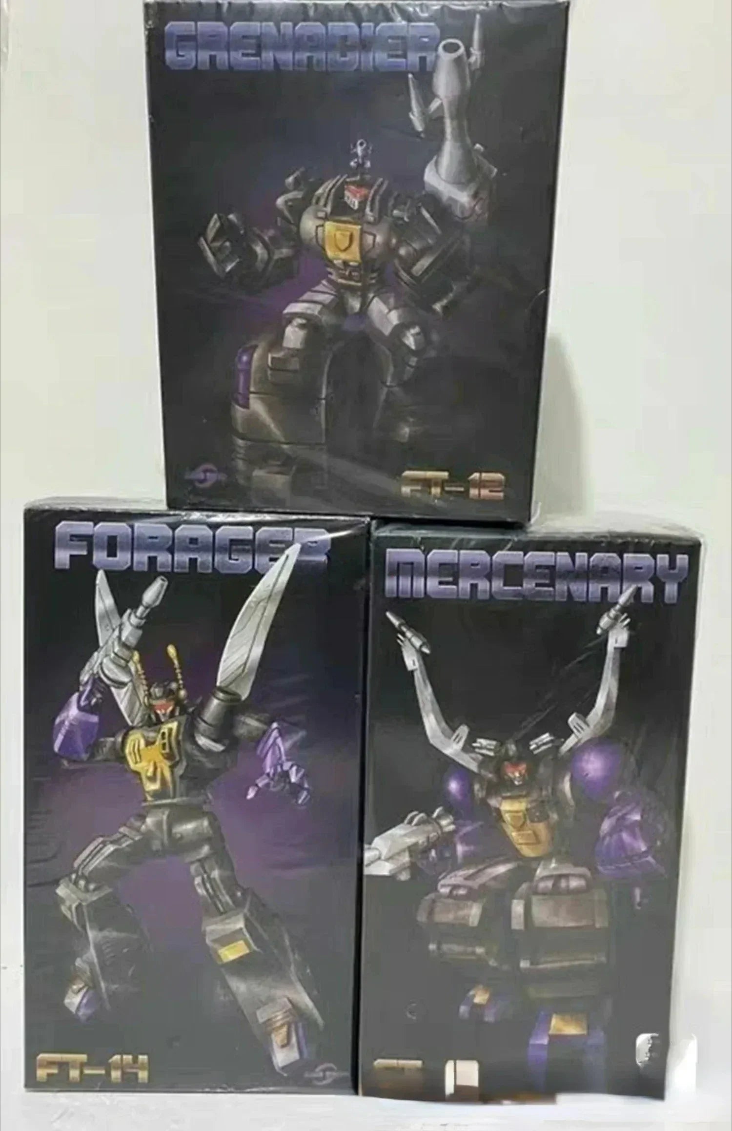 In Stock FansToys Transformed FT-12 FT-13 FT-14 Insecticon Kickback SHRAPNEL Bombshell Mp Ratio Robot Action Figure Toy