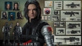 Nota Studio 1/12 Sammlerfigur Winter Soldier Bucky Barnes Masked Killer 6" Deluxe Leder Herren Soldaten Actionfigur