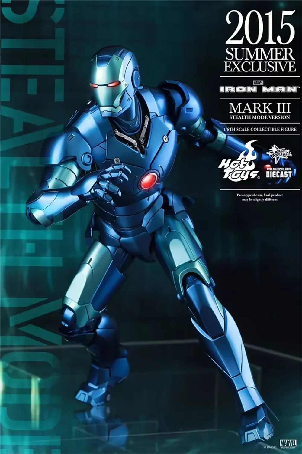 Hot Toys MMS314D12 Iron Man 1/6th scale Mark III (Stealth Mode Version) Action Figure Model Toys 33CM Collection Ornament Gift