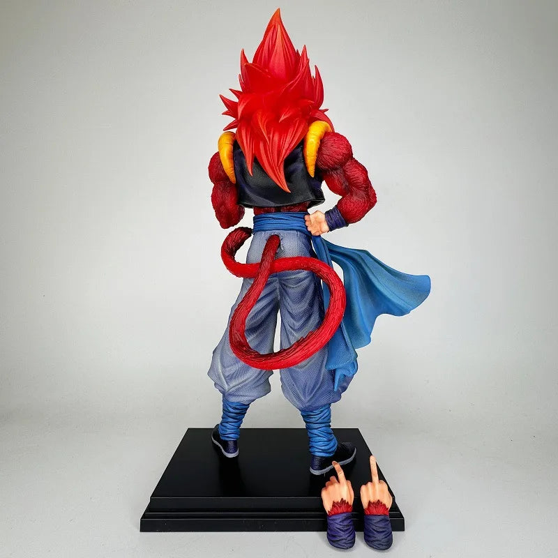 Dragon Ball Super Saiyan 4 Gogeta Statue 33cm Anime Figure Model JT Desktop Decor GK Collectible Gift for Boys