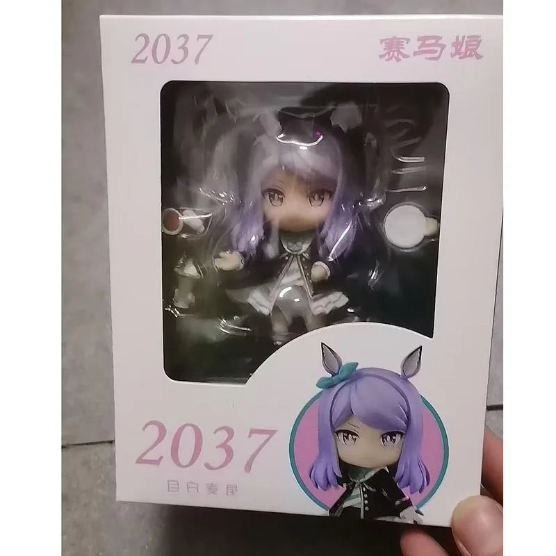 Q-Version Pretty Derby Series Anime Character Face Action Figure Desktop Decor Surprise Kawaii Girl Exquisite Toy Model Gifts