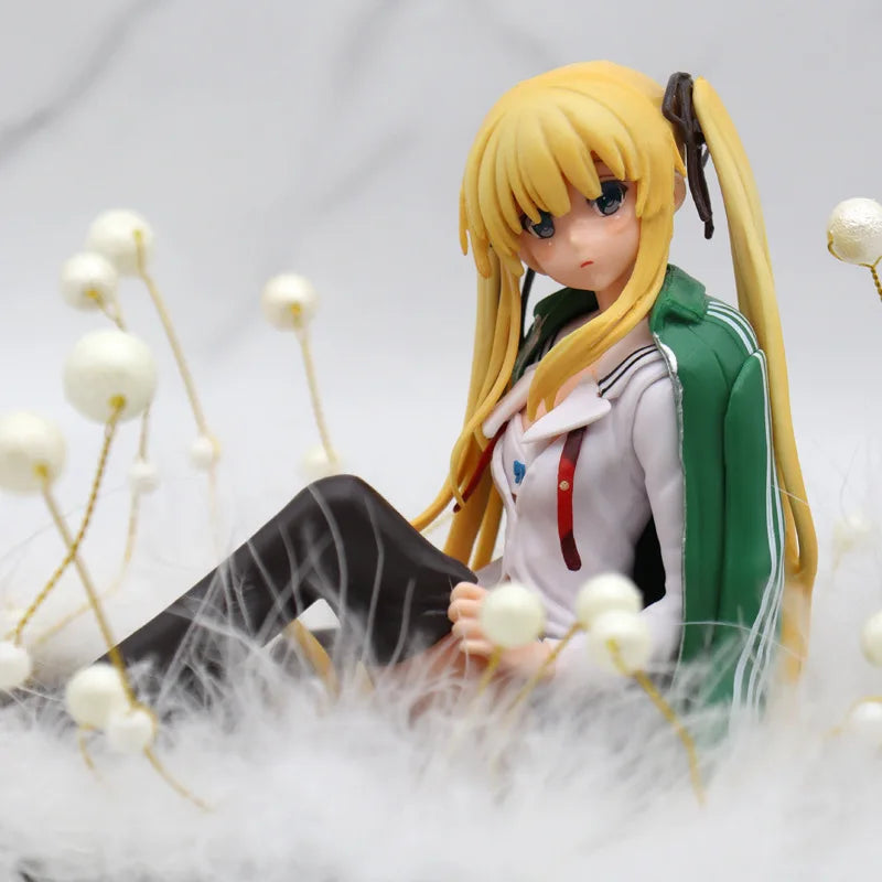 New Doll Model How To Raise A Boring Girlfriend Anime Girl Figure Eriri Spencer Sawamura Sitting Posture Car Decoration Toy Gift