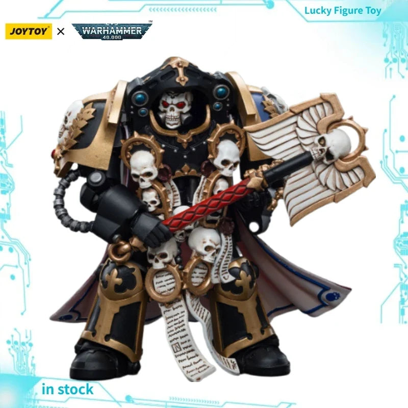 【Original】JOYTOY Warhammer 40K Ultramarines Terminator Chaplain Brother Vanius 1/18 Action Figure Model