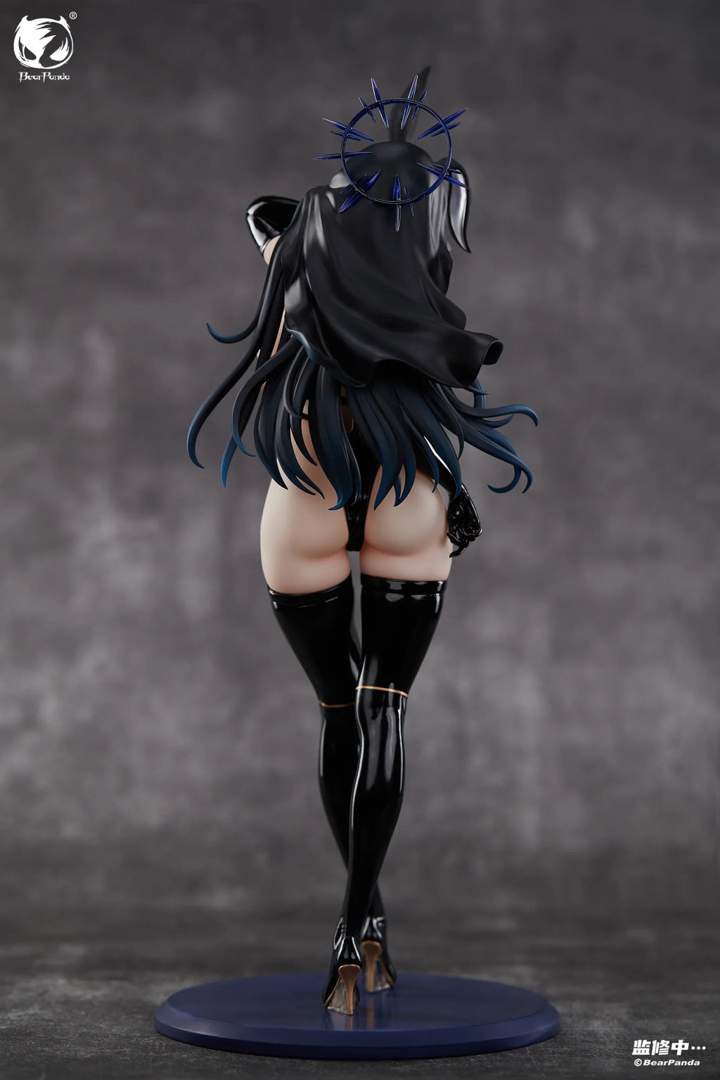 In Stock BearPanda Bunny Nest Series Black Nun Bunny Girl 1/4 Sexy Beautiful Girl Anime Action Figure Toy Gift Model Collection
