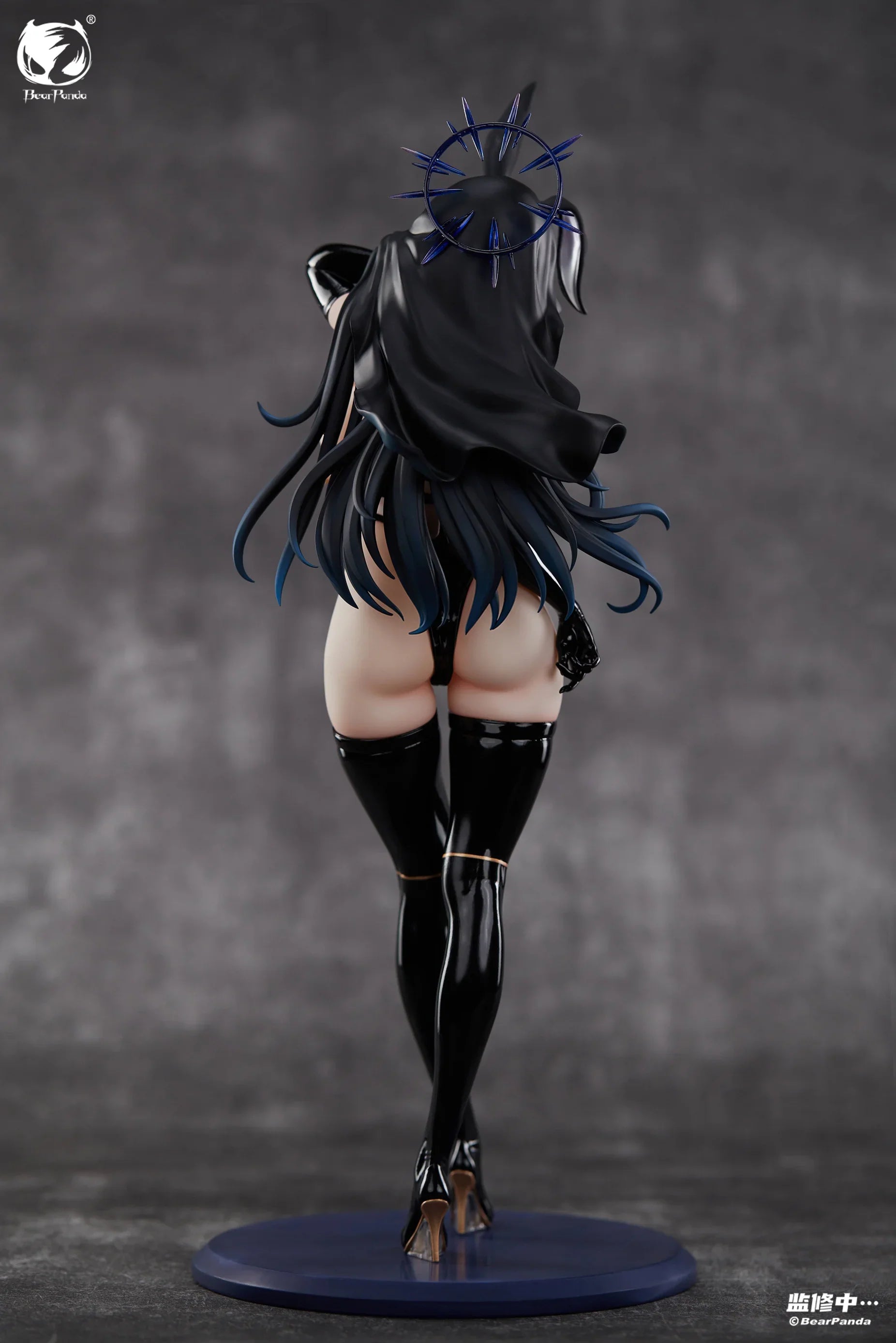 In Stock BearPanda Bunny Nest Series Black Nun Bunny Girl 1/4 Sexy Beautiful Girl Anime Action Figure Toy Gift Model Collection