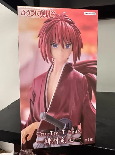 【SF】In Stock Original  Rurouni Kenshin Himura Kenshin Figures Anime Models Toys
