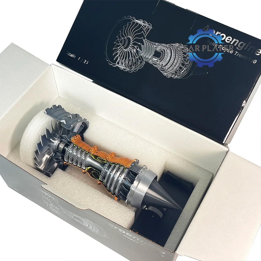 Super Turbofan Engine Model Brushless Motor Function Fan Electric High Performance Power Turbine Cool Boutique Toy Gi
