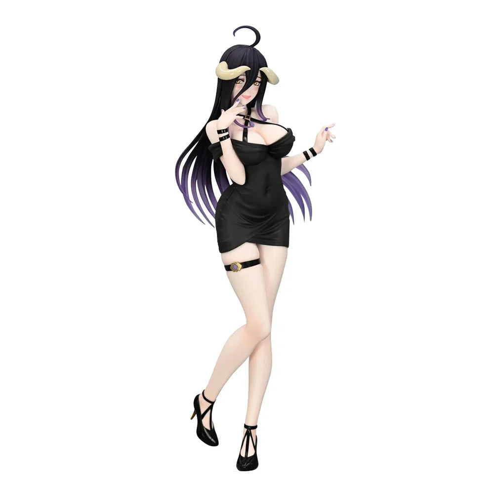 Anime Figure Albedo full dress action figures Abledo Figurine Doll PVC Toy Model desktop decoration Collection Statue Gifts 21cm