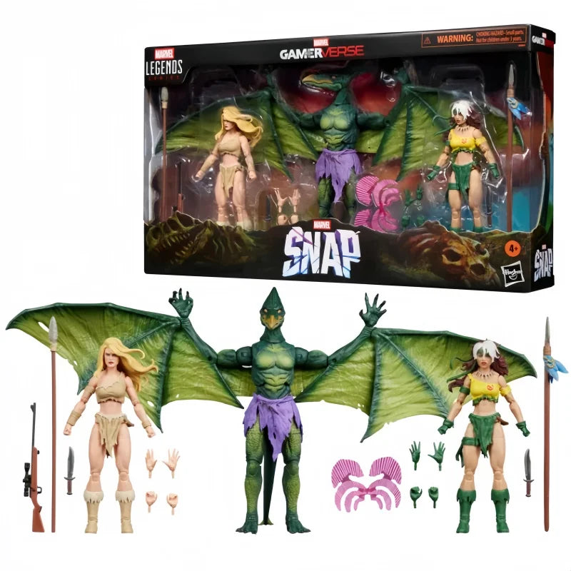 Auf Lager Brandneu Original ML Legend SDCC Limited Sanna Rakshasa Weiblicher Pterosaurier-Anzug Bewegliche Puppen Sammlung Geburtstagsgeschenke