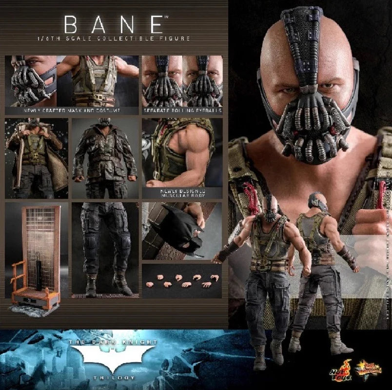 [In Stock] HOTTOYS HT MMS689 Batman Dark Knight Rises Bain 2.0 Mobile Soldier Figure Set
