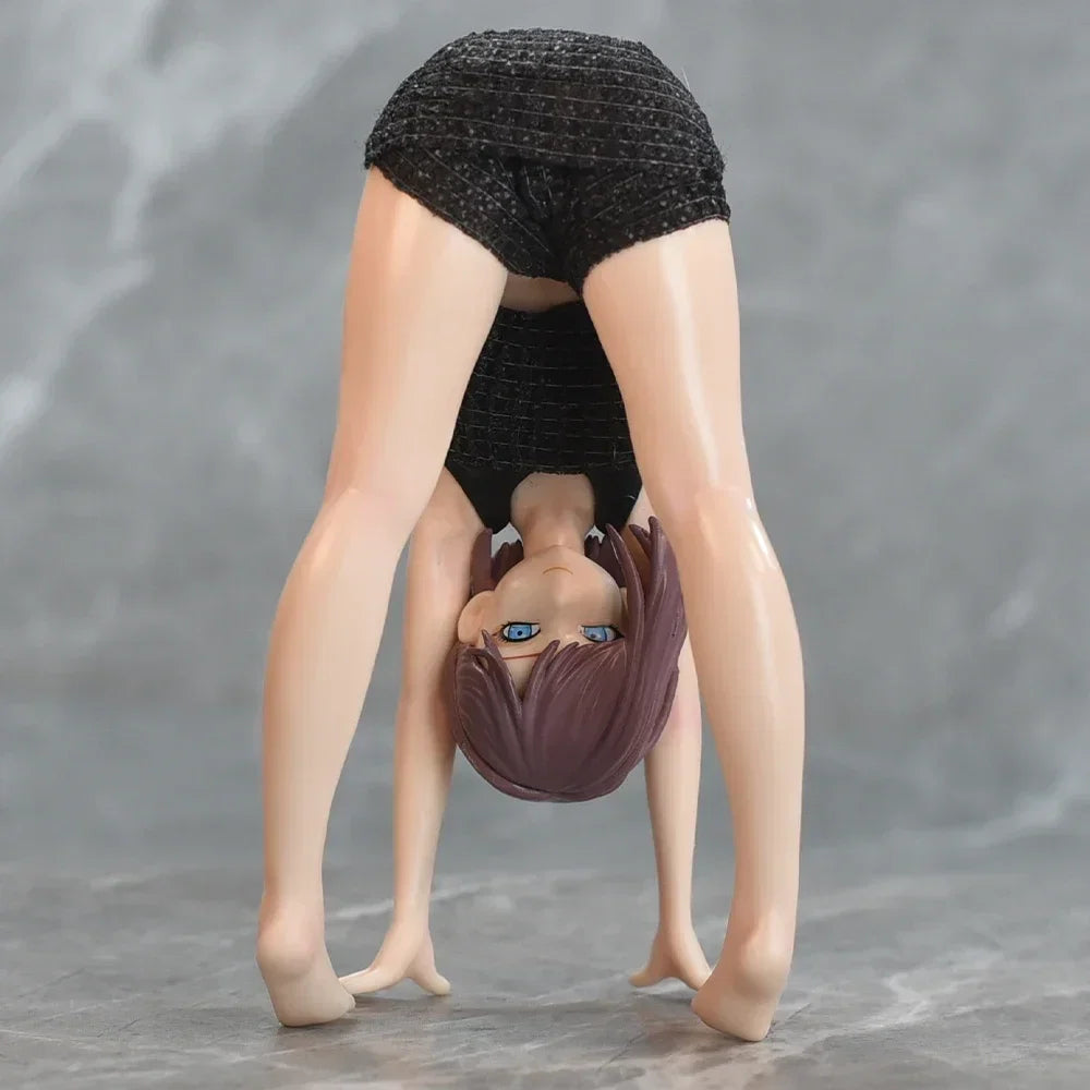 Aixlan Hentail Figure Yuririn 14cm Sexy Handstand PVC Action Figure Matte Paint Adult Anime Girl Statue Collectible Figurine