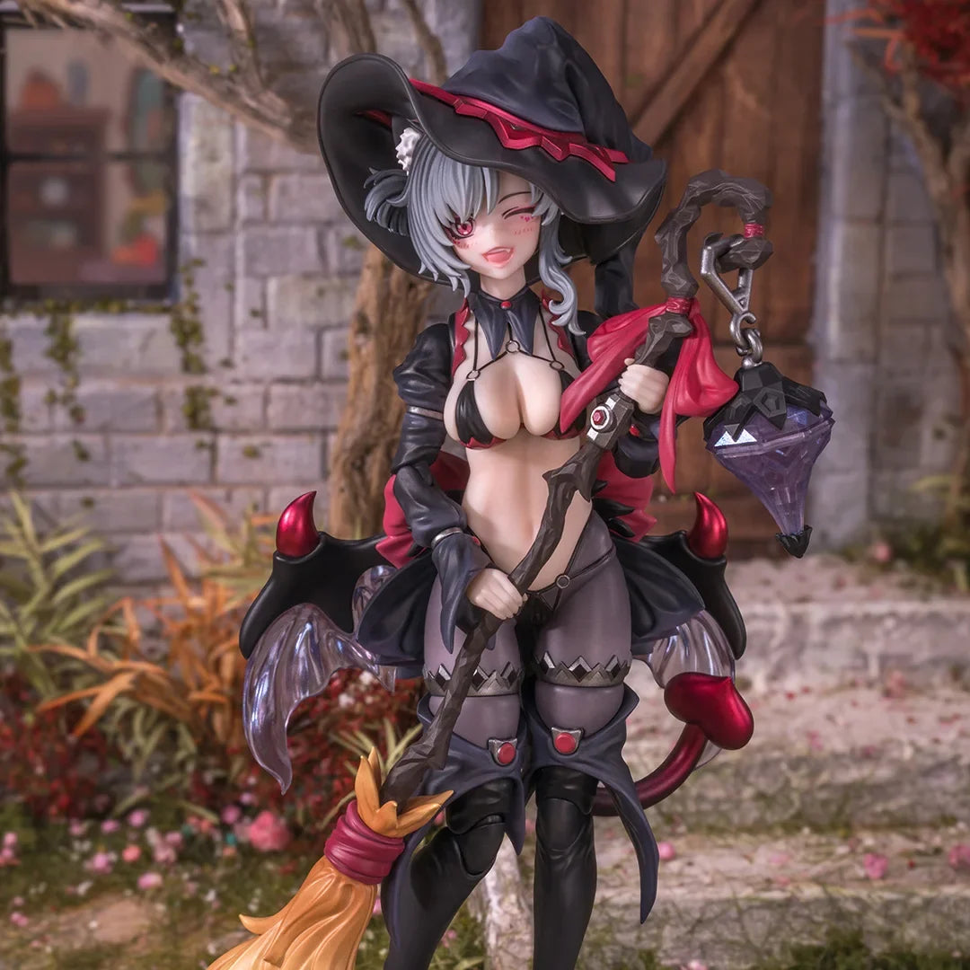 New Original Dimensional Concrete Machine Girl Intern Witch Xingchuan Cat 1/12 Can Be Done By Hand Toy Collection Gift Stock