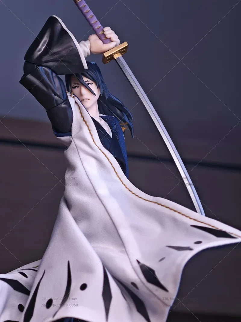 1/12 Scale Male Clothes Shinigami Kuchiki Byakuya Senbonzakura Japanese Anime For SHF 6-inch Action Figure Soldier Scene Props