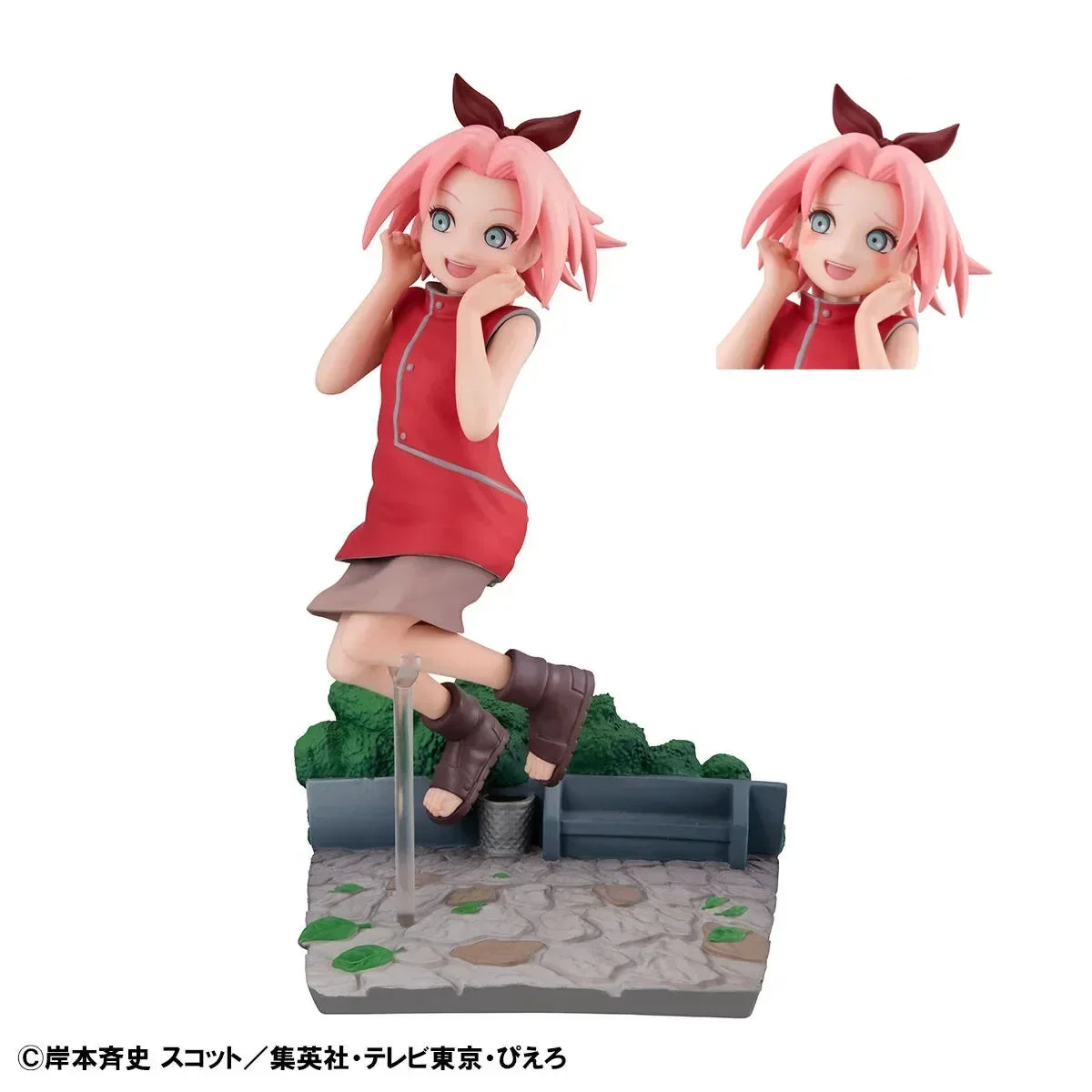 Bandai In Stock MegaHouse Anime Naruto G.E.M. Go! Naruto Uzumaki Uchiha Sasuke Haruno Sakura Action Figure Model Toy Gifts DT