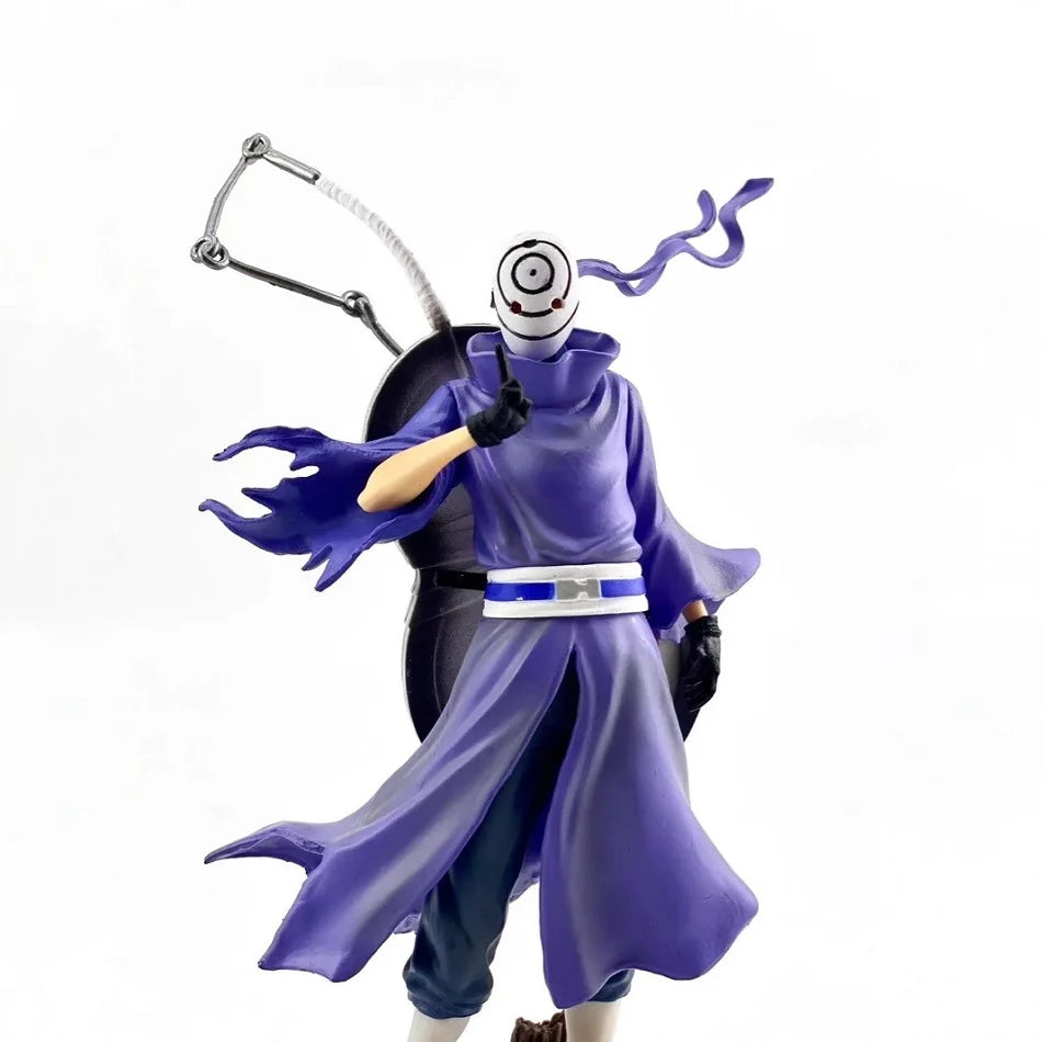 Naruto Anime Figure Uchiha Obito Action Figures double headed Statue PVC Collection Model Desktop Ornament Birthday Toys Gift