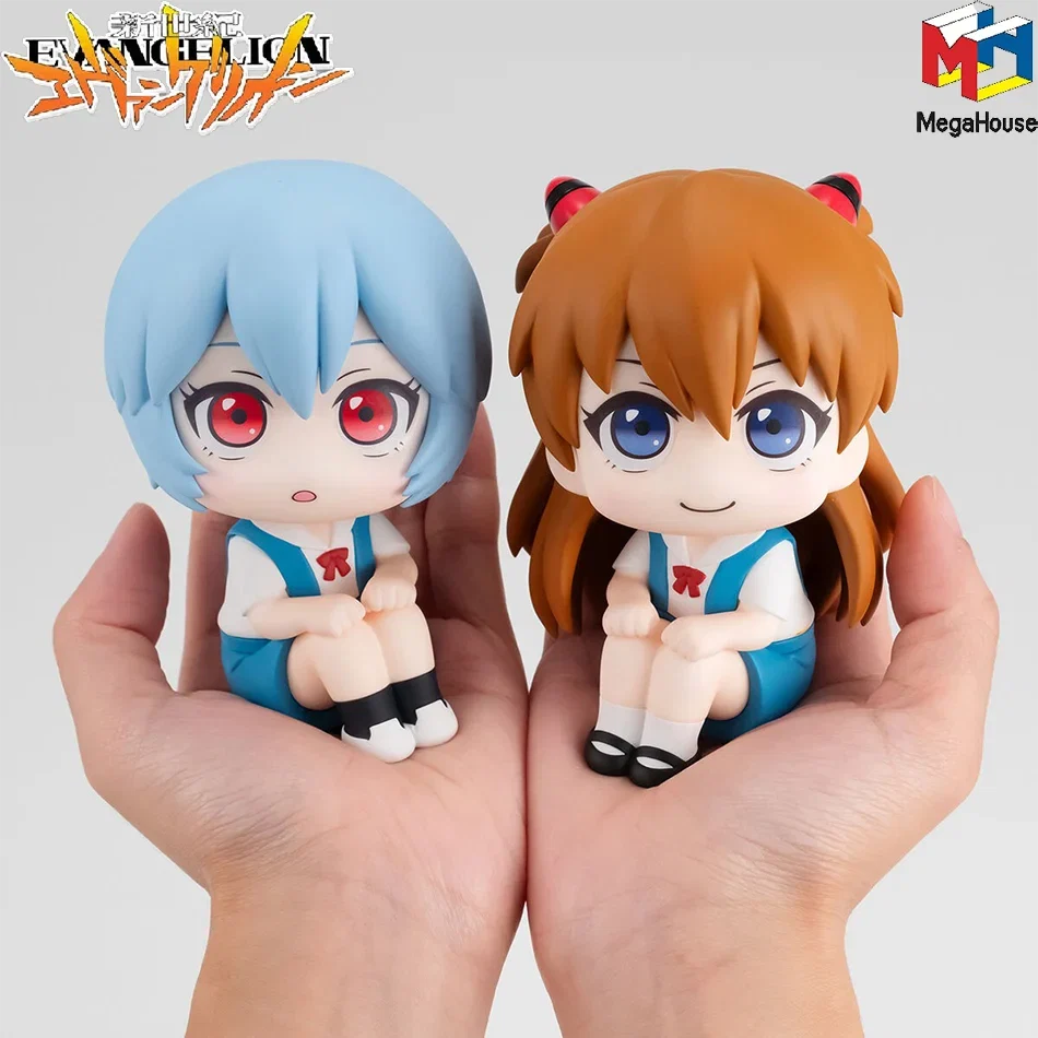 New Anime Neon Genesis Evangelion Eva Ayanami Rei Asuka Langley Kawaii Cute Figure Pvc Model Toys Doll Q Version Ornaments Gifts