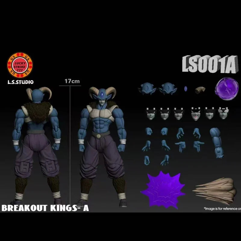 New LS Studio Dragon Ball Breakout Kings Action Figures MORO Agent Killer Figure Statue Collection Custom Toy Gift
