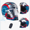 Iron Man 1:1 Mk5 Helmet Patriot Avengers Cosplay Electric Open Close Chinese English Voice Remote Control Gifts Customized
