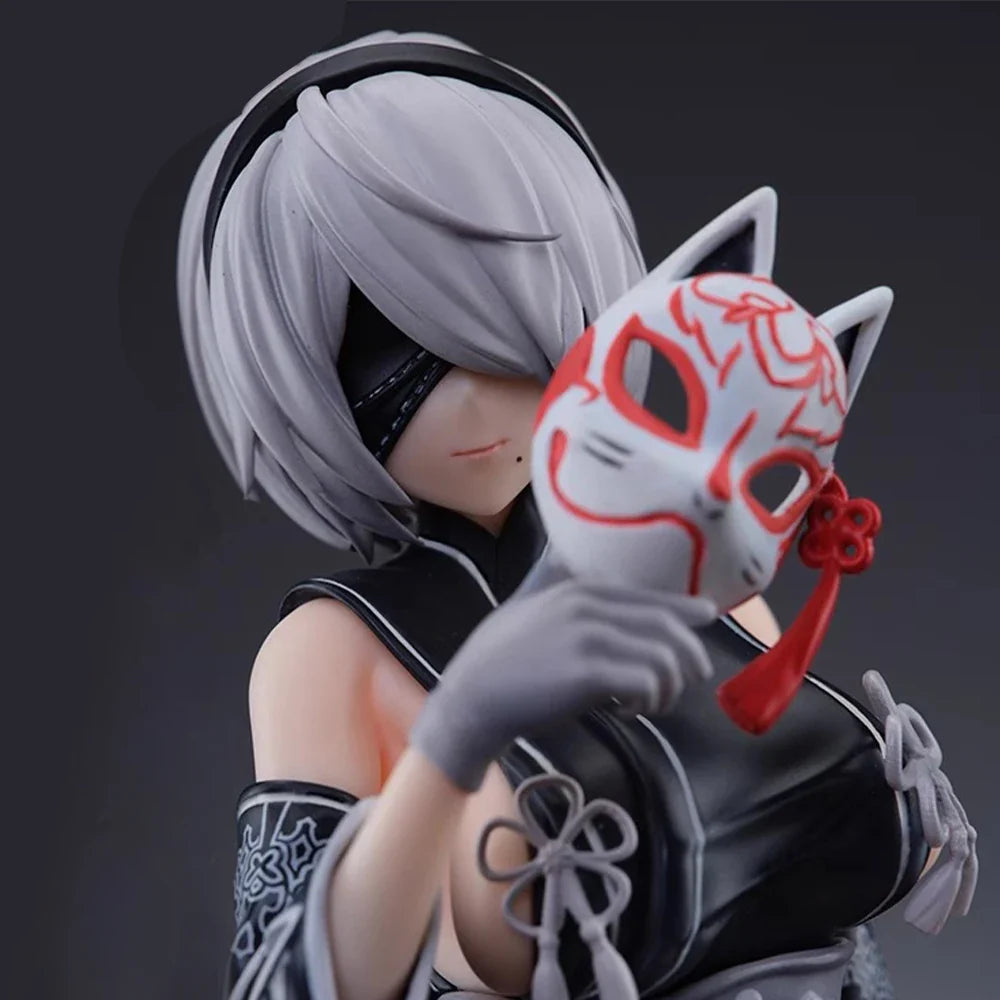 Anime 2Byorha figure 2Byorha action figure 2Byorha figurine Doll PVC kimono Model Toys Collection Statue Gifts Desktop figurine