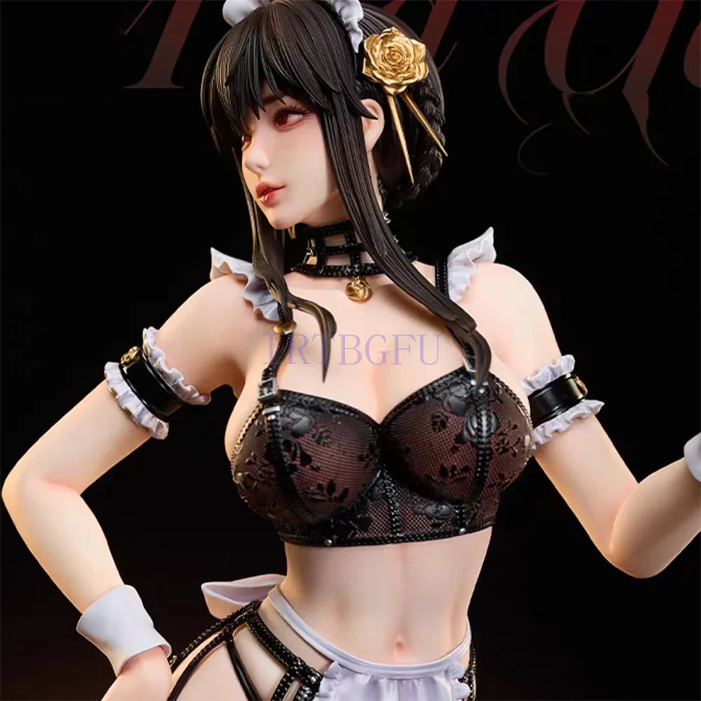 In Stock 36cm Yor Forger Figures Spy×Family Anime Figures Sexy Maid Statue Collection Model Doll Desk Ornament Boys Gift Toys