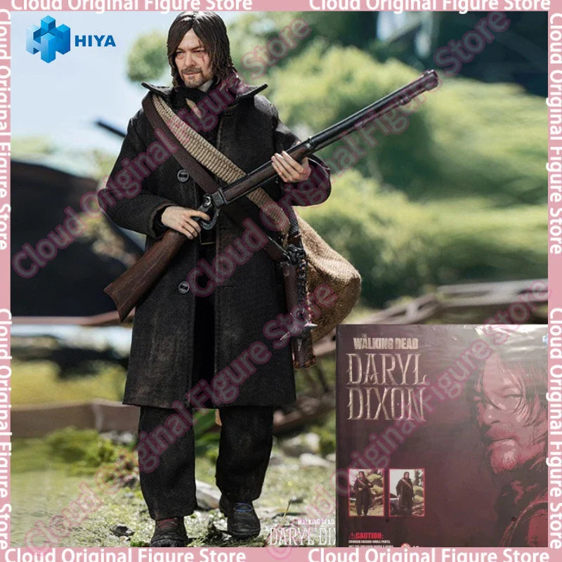 Auf Lager 100% Original HIYA 1/12 The Walking Dead Daryl Dixon Exquisite Super Series Anime Action-Sammelfiguren Modellspielzeug