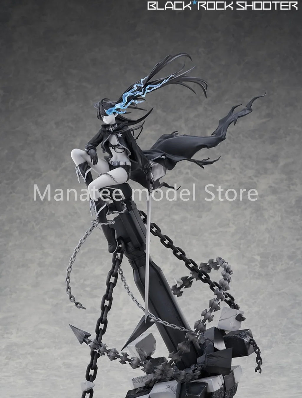 100% Original Black Rock Shooter PVC Action Figure Anime Model Toys Figure Collection Doll Gift