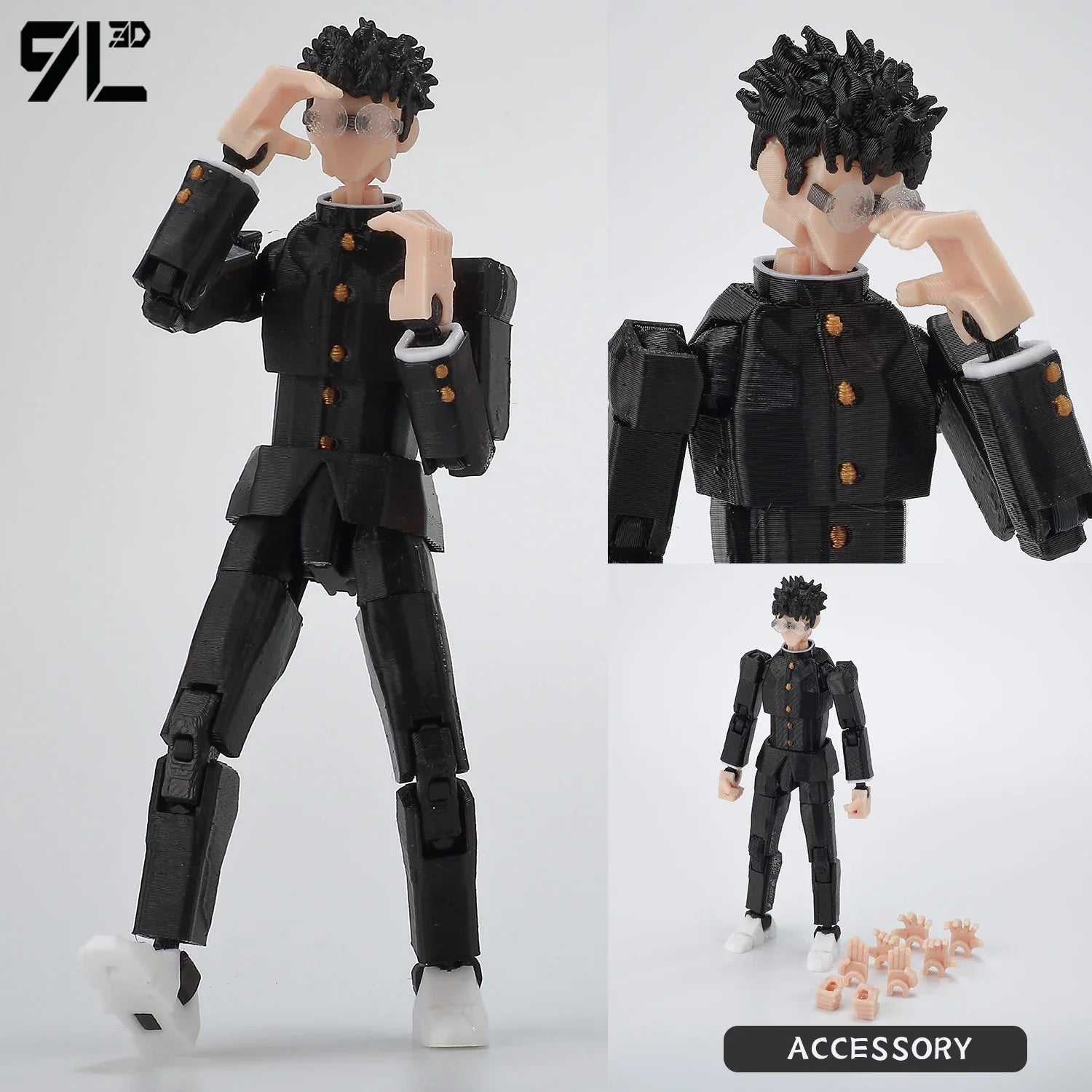 9L3D Lucky13 The Walking Dead Multi Jointed Anime Figure Collectible Full Body Movable Robot Cool Anime Figure for Birthday Gift