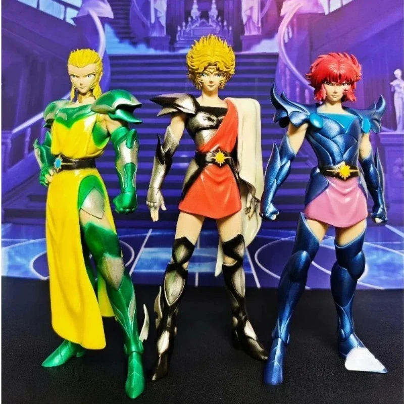 Handmade Saint Seiya Abel & His Corona Saints Resin Statue Model - Altar Ashlesha, Coma Berenice, Lynx Jaoh Figures