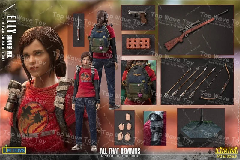 New Stock LIMTOYS LMN004 LMN005 LMN006 1/12 The Last Survivor Joel Ellie Action Figure Model 6'' Soldier Full Set Toys