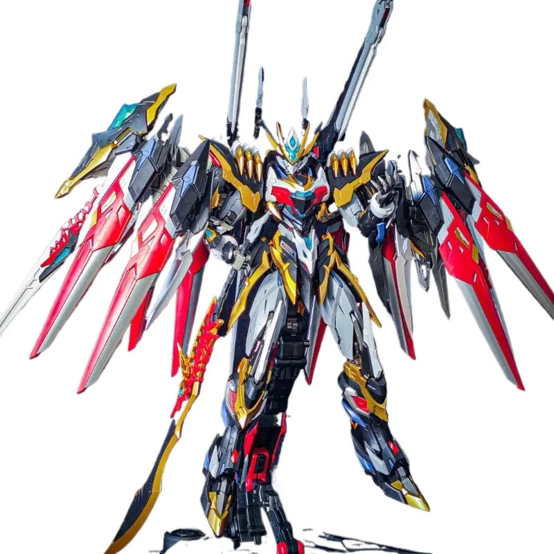 New Motor Nuclear Ganjiang Mecha Assembly Model Kit Alloy Skeleton Action Figures Posable Desktop Ornament Collectible Toys Gift