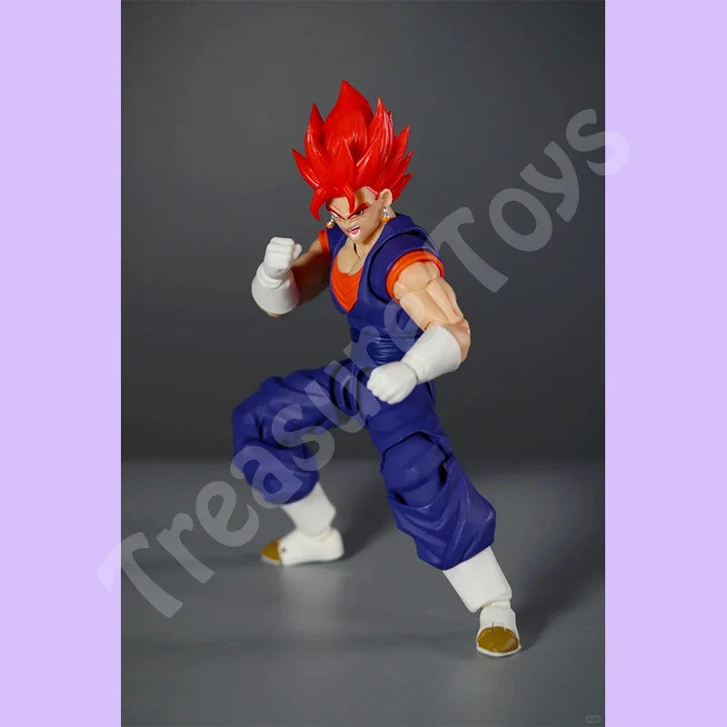 OC Toys GD Studio Dragon Ball Z SHF Super Saiyan God Vegetto Vegito Anime Action Figures Figurines Models Kids Gifts Toys
