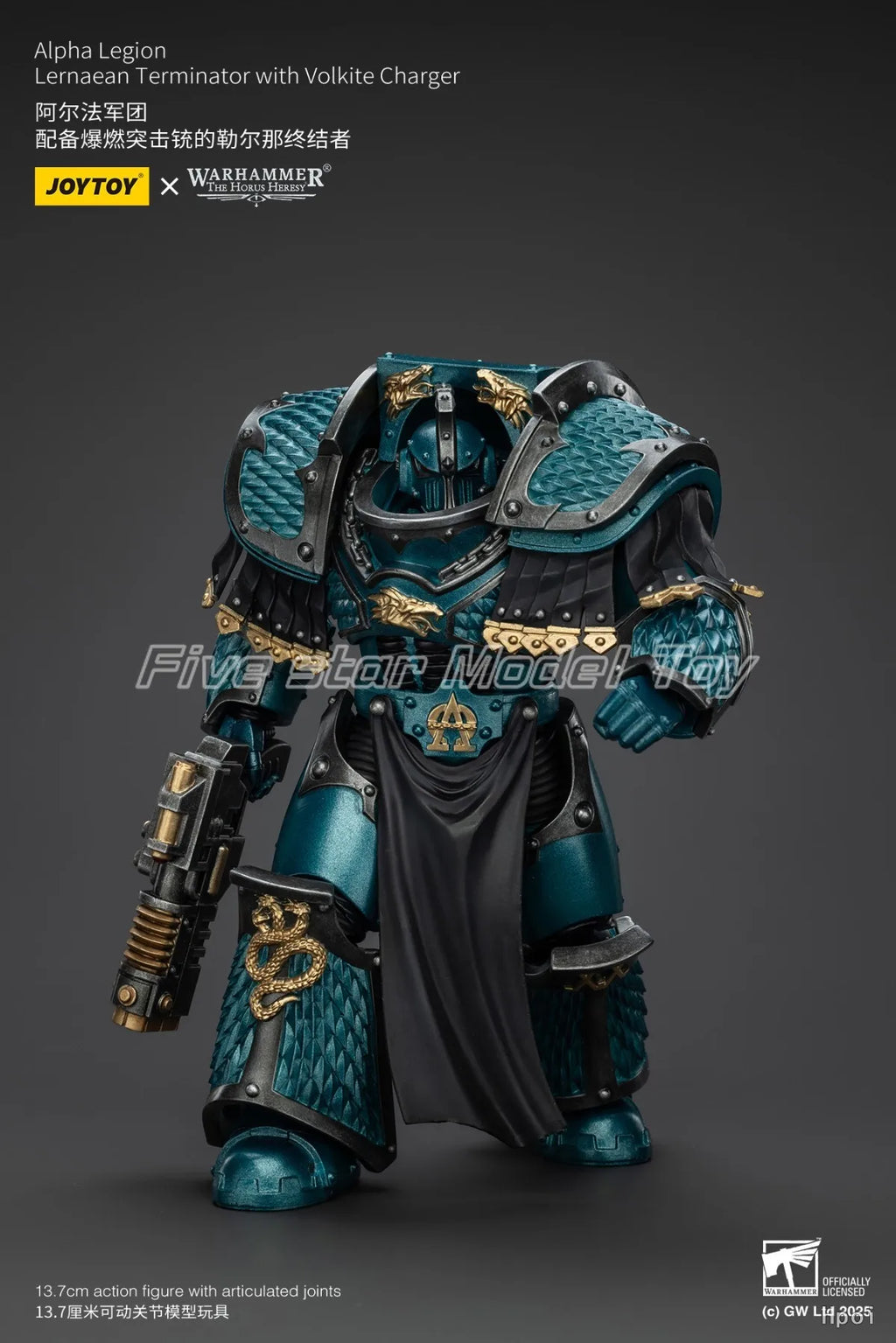 【FS】JOYTOY Warhammer 40K Alpha Legion Lernaean Terminator 1/18 Action Figures Models Toys Gifts Collection