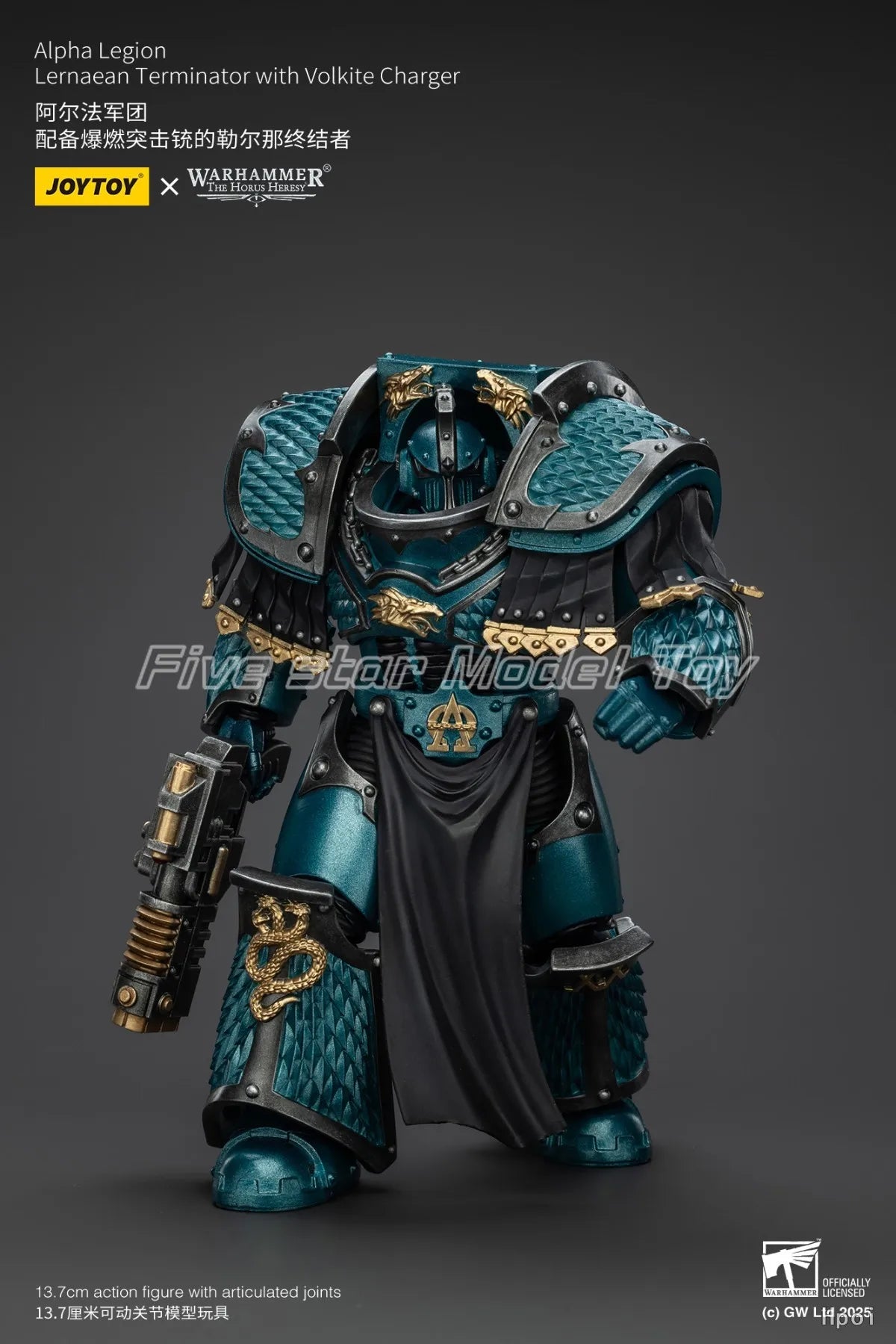 【FS】JOYTOY Warhammer 40K Alpha Legion Lernaean Terminator 1/18 Action Figures Models Toys Gifts Collection