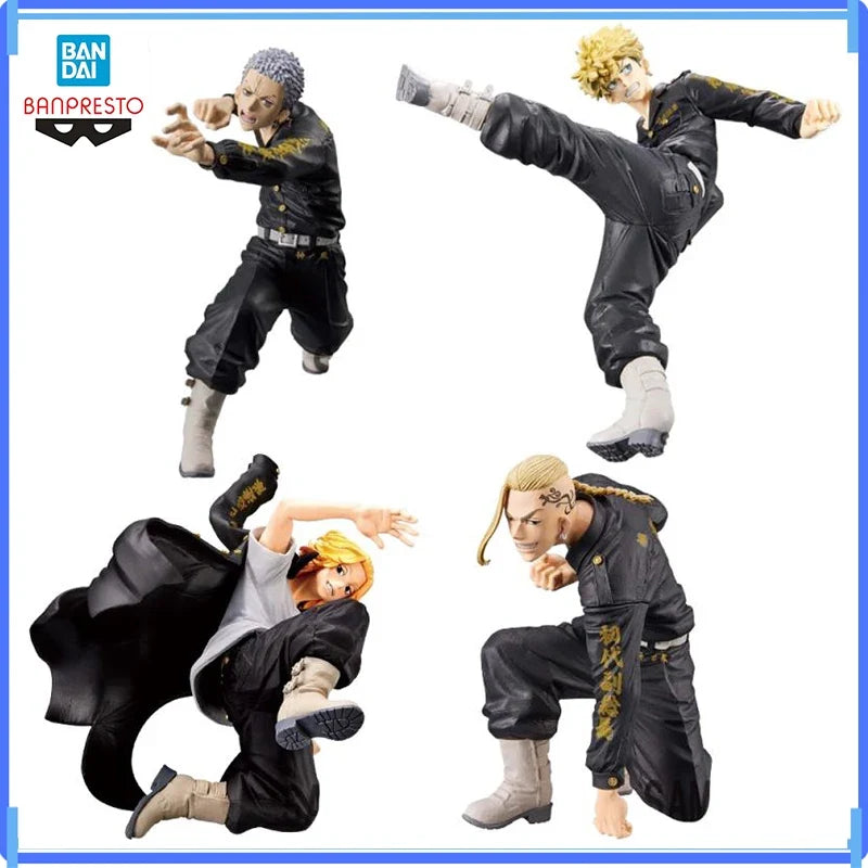 Original In Stock King of Artist Koa Tokyo Revengers Manjiro Sano Draken Mitsuya Takashi Action Figure Model Gifts Genuine