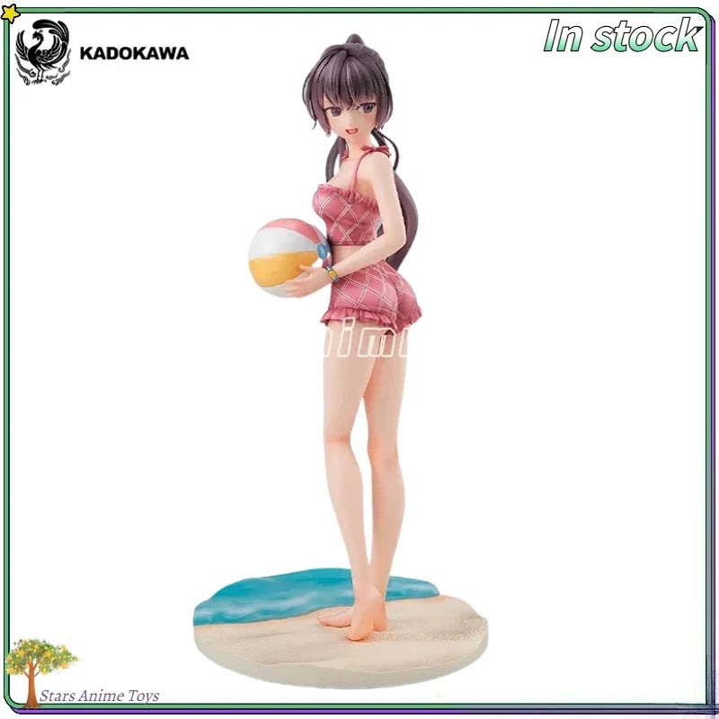 Original KADOKAWA Alya Sometimes Hides Her Feelings in Russian Yuki Suou Swimsuit Vacation Animation Figure Collection Toy Model