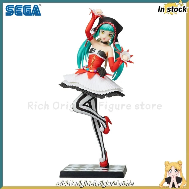 【In Stock】Original SEGA SPM Project DIVA Arcade Future Tone Hatsune Miku Clown Girl Anime Figure Model Toys