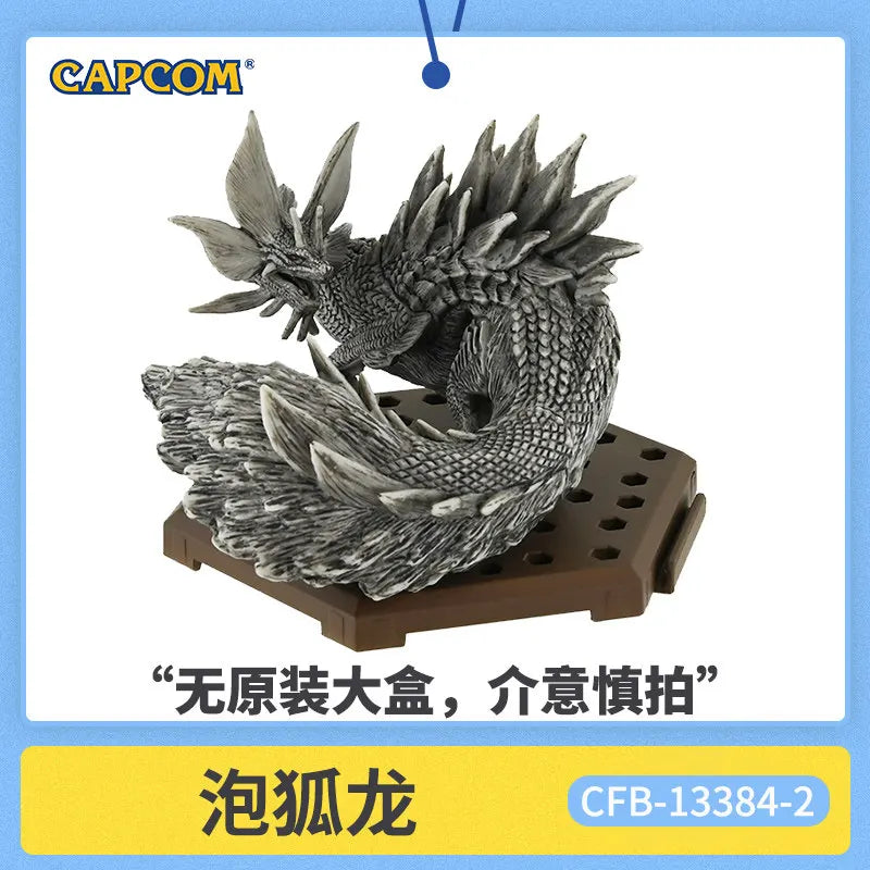 Bandai Capcom Monster Hunter Stone Statue Blind Box Vol 1 Collectible Figures Rathalos Nargacuga Mizutsune For Anime Game Fans