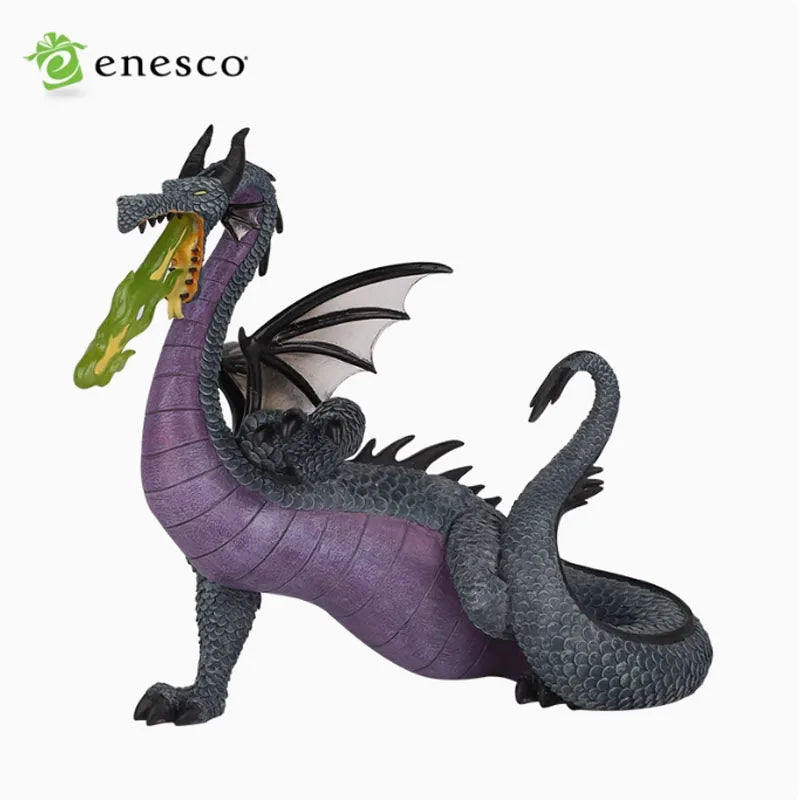 Disney Original Garage Kit Sleeping Beauty Maleficent&evil Dragon 223MM Anime Action Figures Toys for Boys Gift Model Ornaments
