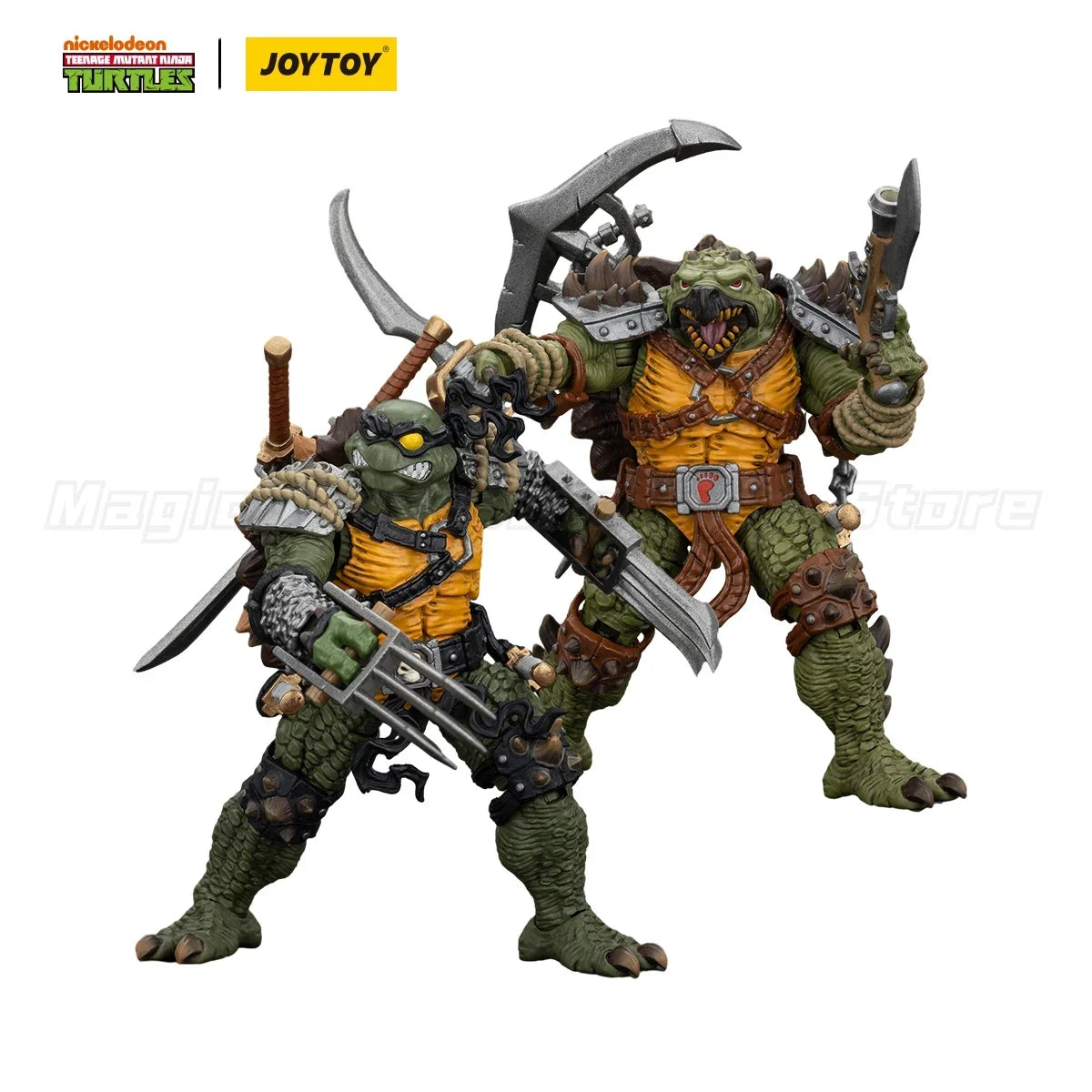 【MT】JOYTOY 1/18 Action Figure TMNT-Krang Slas Krang Slash Tokka Model Toy Gift Ornaments