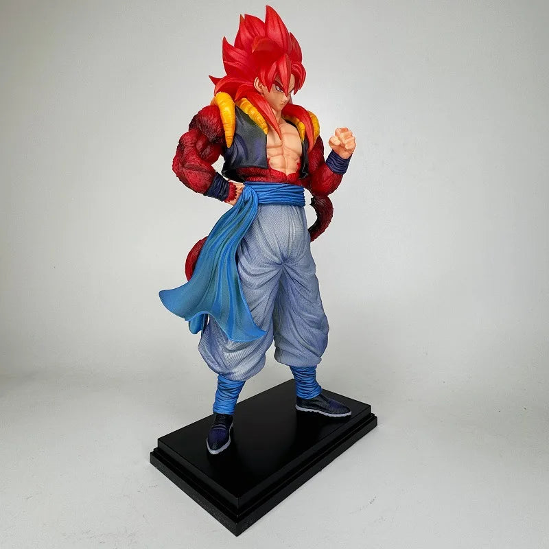Dragon Ball Super Saiyan 4 Gogeta Statue 33cm Anime Figure Model JT Desktop Decor GK Collectible Gift for Boys